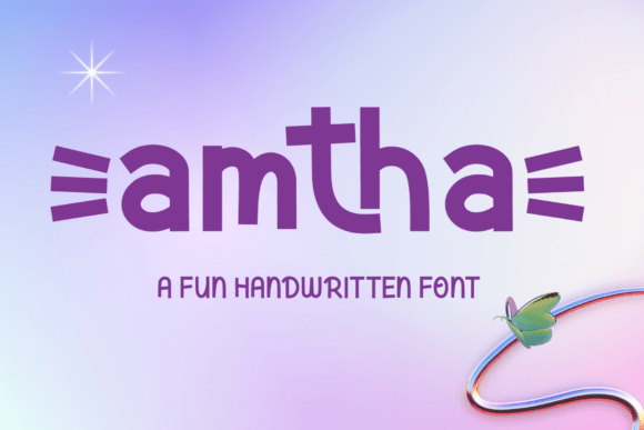 Amtha Font: A Creative Typeface for Makers and Sellers
