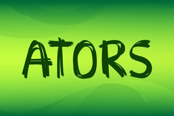 Ators Font: A Playful Gothic Typeface for Editorial Design