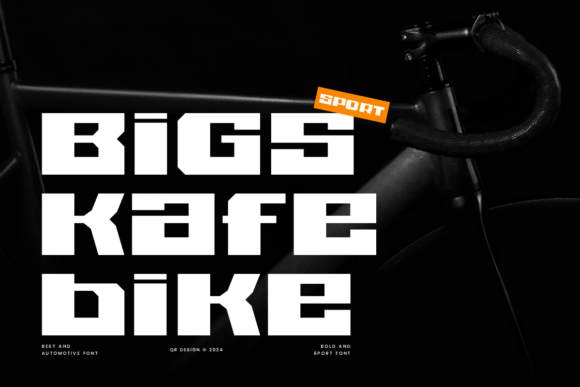 Bigskafe Bike Font: A Bold Typeface for Strong Branding