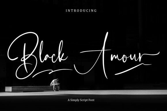 Black Amour: A Bold Script for Impactful Design