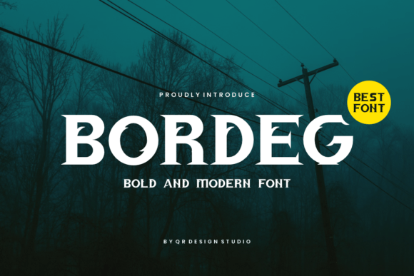 Bordeg Font: A Decorative Typeface That Elevates My Brand