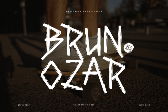 Brunozar: A Stylish Handwritten Typeface for Editorial Design