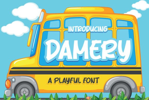 Damery Font: A Playful Typeface for Your Craft Projects