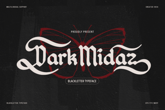 Dark Midaz Font: A Bold Typeface for Polished Branding