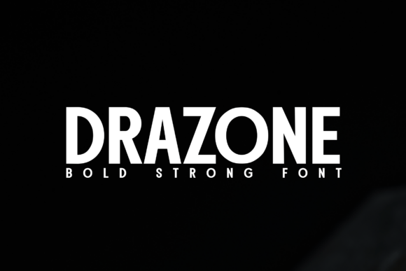 Drazone Font: A Bold Typeface for Business Branding
