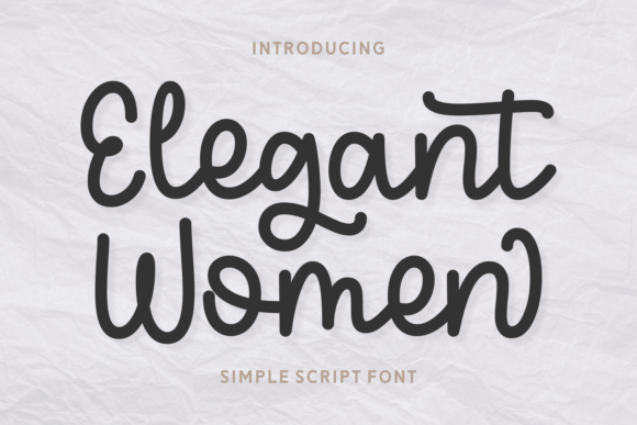 Elegant Women Font: A Stylish Choice for Small Business Branding