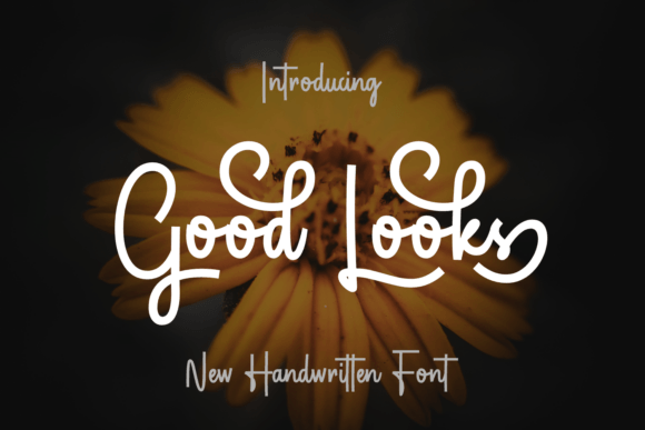 Good Looks Typeface: Bold Script for Beautiful Craft Projects