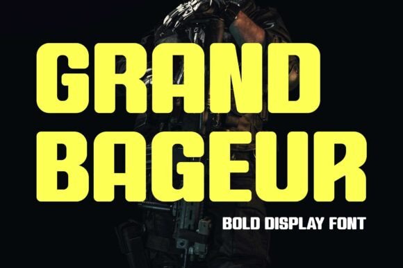 Grand Bageur: A Sporty Sans Serif Typeface for Craft Creators