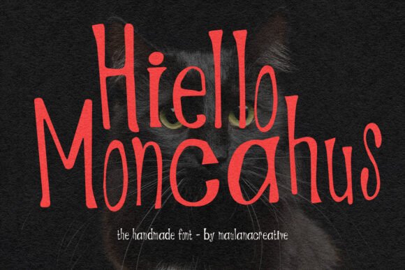 Hiello Moncahus: A Playful Typeface for Digital Design