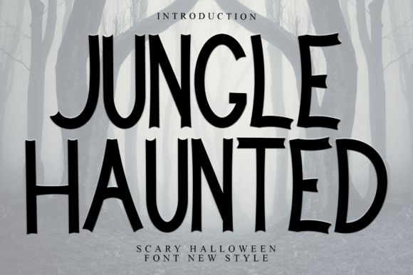 Jungle Haunted: A Font with a Wild Visual Personality