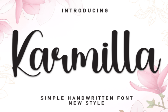 Karmilla Font: A Bold Handwritten Typeface for Digital Design