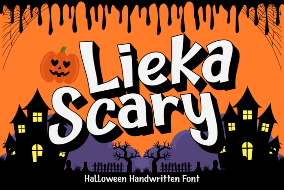 Lieka Scary Font: A Quirky Script for Editorial Design