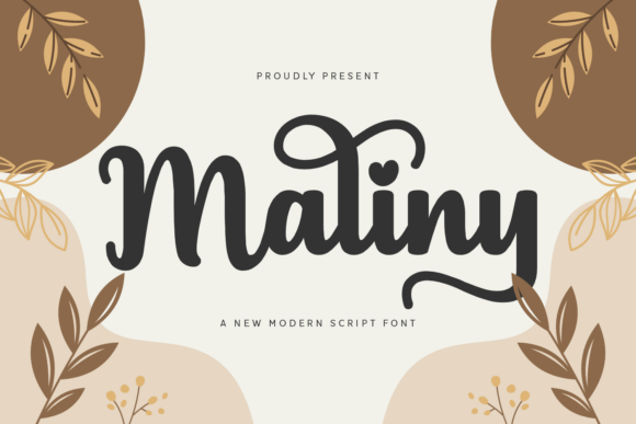 Maliny: A Stylish Script Font for Editorial Design