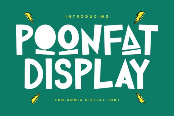 Poonfat Font: A Playful Typeface for Crafty Creations