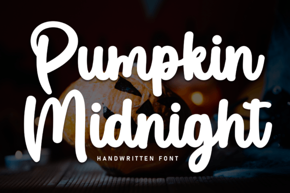 Pumpkin Midnight: A Cozy Handwritten Font for Autumn-Inspired Branding