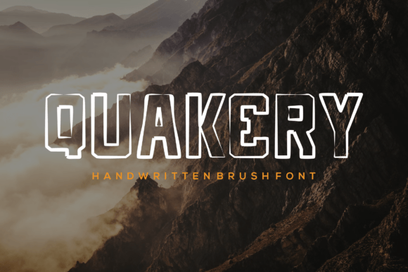 Quakery Font: A Bold Typeface for Bolder Campaigns