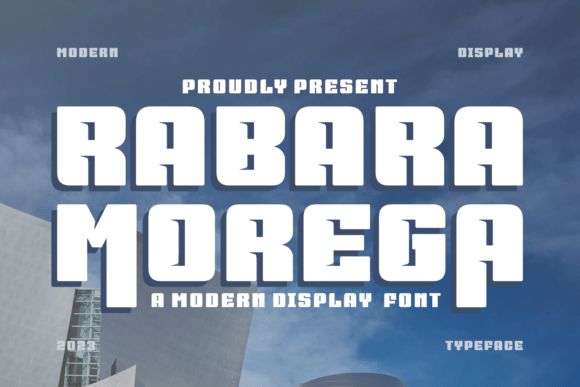 Rabara Morega: A Bold Sans Serif Display Typeface for High-Impact Campaigns