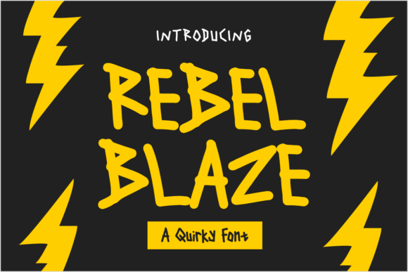 Rebel Blaze Font: A Bold Typeface for Digital Marketers