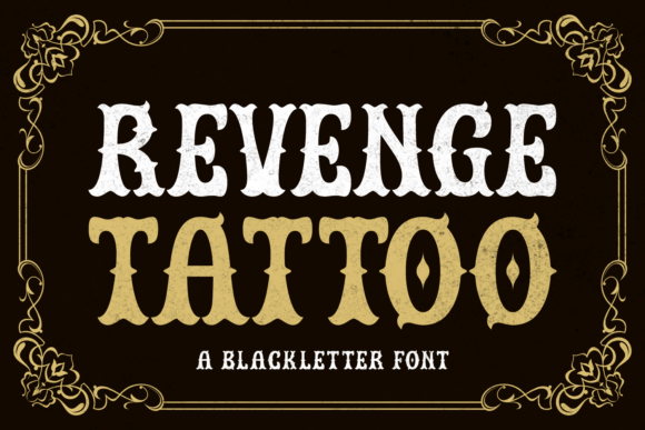 Revenge Tattoo: A Bold Typeface for Web Design Projects