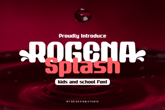 Rogena Splash: A Bold Typeface for Strong Digital Branding