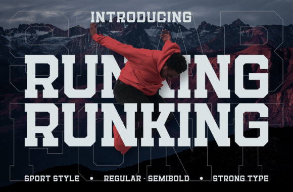 Runking: A Bold Display Typeface for High-Impact Web Design