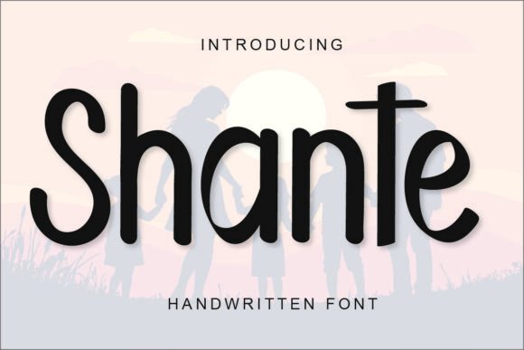 Shante Font β A Bold Handwritten Typeface for Craft Creators