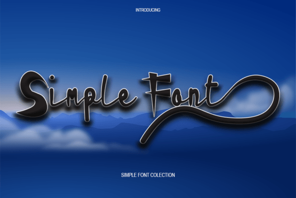 Simple Font: A Bold, Captivating Typeface for Small Business Branding