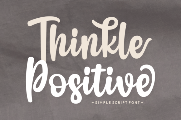 Thinkle Positive Font for Modern Marketing Design
