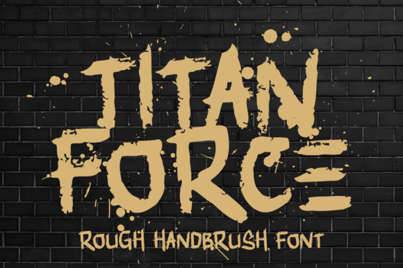 Titanforce Font: A Bold Choice for Branding with Attitude
