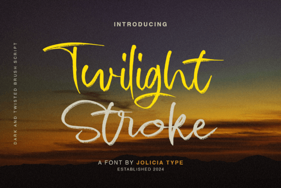 Twilight Stroke Font: A Bold Script for Digital Branding