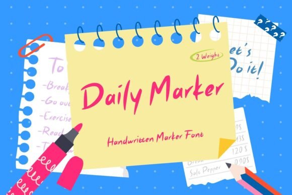 Upgrade Your Brand with the Daily Marker Typeface