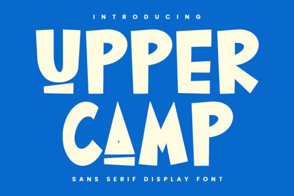Upper Camp Font: A Playful Typeface for Digital Designs